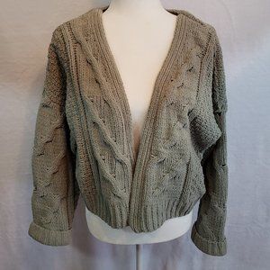 Moon & Madison Cable Knit Cardigan Medium